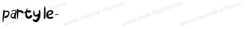 party le字体字体转换